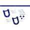 Ekena Millwork Premium Horseshoe Barn Door Hardware Set w/ 4' Track for 2 1/4" Doors, Blue Ribbon GB60015H24BR - alternate 3